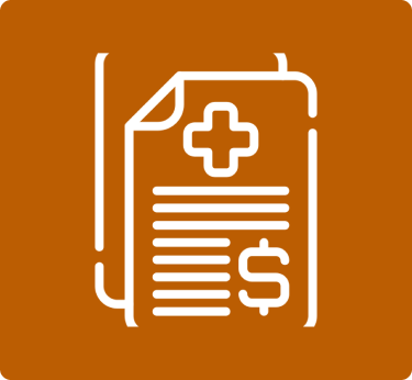 Visual representation of reducing costs or improving efficiency